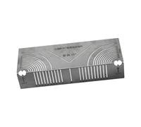 wisoolkic Herramienta de marcado de curvas angulares para tubos acero, herramienta para marcar curvas, para dibujar metalurgia, longitud 23 cm, Plata, Longitud 26cm