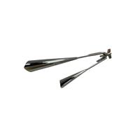 wisoolkic Involucre a los niños con el instrumento de percusión de tonos Agogo Bell Enseñe conceptos musicales y coordinación Instrumento percusión tonos Cencerro, Plata, 31.5 x 12 x 8.5 cm