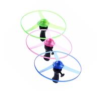 wisoolkic Juguete Lanzador Volador con Efecto Brillante Genial, Luces LED incorporadas, Juego Nocturno al Aire Libre para niños, Juego Multifuncional, Puede