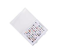 wisoolkic Kit de Aula de Rocas y minerales Ciencias la Tierra Colección Gemas Inspiradoras para niños Adecuado para decoración del hogar Caja colección Piedras y Gemas para niños Kits