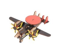 wisoolkic Kit de construcción de Rompecabezas avión sin terminar, Juguete Educativo Atractivo, ensamblaje Divertido, Modelo Artesanal, ensamblaje Simple, Kit construcción Modelo avión,