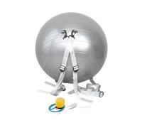 wisoolkic La función de Retorno automático de la Pelota Asistencia para el Salto Mortal Mejora Experiencia Entrenamiento voltereta hacia atrás con un Factor diversión Adicional. Pelota, Gris, 55cm