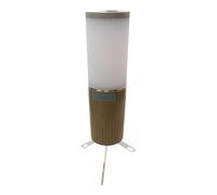 wisoolkic Luz de Camping duradera para viajes y actividades al aire libre, fácil de ABS con batería, linterna para acampar, herramientas para acampar al aire libre, verde