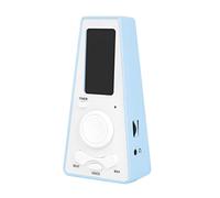 wisoolkic Metrónomo digital Control de volumen universal Metrónomo electrónico ajustable vocal Beat Piano Violín Tambor, Azul