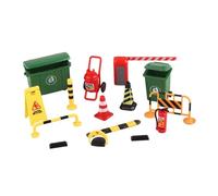 wisoolkic Mini Bote de Basura clasificador Colorido, Juguete Educativo Que fomenta la comprensión de los Conceptos clasificación Basura en los niños. Clasificación , Bote para , 15 Piezas , 15x13x8cm