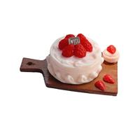 wisoolkic Mostrador de exhibición de Pasteles para casa muñecas, Comida en Miniatura Realista para una Experiencia única creación Casas muñecas, Accesorios para Casas , Estilo F