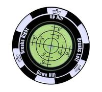 wisoolkic Nivel de Burbuja para Green de Golf, Marcador Pelota Golf, Herramienta Clave para Mejorar la precisión del Putting en Cualquier Campo, Herramienta Lectura alineación, Regalo para