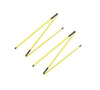 wisoolkic Palos de alineación de Golf, Equipo de corrección de Postura, mecánica del Swing, Palo de Entrenamiento de Golf, guía de precisión de Postura, corrección del, Amarillo, 122 centímetros