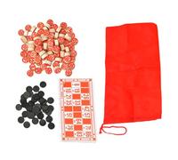 wisoolkic Piezas de Juego de Bingo Ruso con números fáciles Leer Diversión para Entretenimiento Familiar y Noches Juegos interesantes con Amigos Manualidades DIY Juegos Tradicionales Bodas