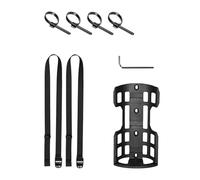 wisoolkic Portabotellas para Horquilla Delantera de Bicicleta, solución de Carga Liviana, diseñada para una fácil instalación en Todo Tipo Bicicletas, Bolsa Multiusos para Montar en Horquilla