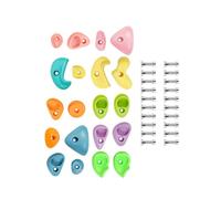 wisoolkic Presas de Escalada Muro de Escalada en Roca Agarres texturizados para pies y Manos para niños a los niños a Escalar Mientras Aumenta su Confianza Muro Piedras Presas Agarres