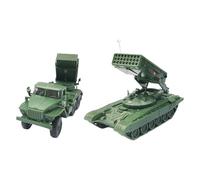 wisoolkic Rompecabezas de Modelo de Tanque a Escala 1:72, sin ensamblar, en Modo exhibición. Un Regalo emocionante para niños y Amantes los coleccionables. Regalos colección vehículos Blindados