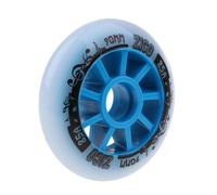 wisoolkic Ruedas de Patines de PU de Primera Calidad. Reemplazo de Ruedas para Patines en línea. Mejora la Experiencia de Patinaje de Velocidad. Accesorios Ligeros y duraderos, Azul, 90 mm