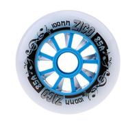 wisoolkic Ruedas de Patines de PU de Primera Calidad. Reemplazo de Ruedas para Patines en línea. Mejora la Experiencia de Patinaje de Velocidad. Accesorios Ligeros y duraderos, Azul, 100 mm