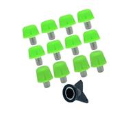 wisoolkic Tacos de Repuesto para Botas de fútbol, Tacos para Botas Rugby, Paquete 12, fáciles Instalar, portátiles, Accesorios para fútbol, competición, Entrenamiento, Atletismo, para Carrera y