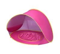 wisoolkic Tienda de campaña Impermeable para bebé, Ligera y fácil de Montar. Artículos Esenciales de Playa para bebés. Tienda de campaña de Playa de Polietileno para bebé, fácil de Montar, Rosa roja