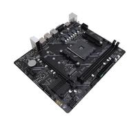 Wisoqu Placa base AM4 DDR4 con PCIe 4.0 y WiFi 6E, diseño de alimentación de 5 fases para CPU de 1ª, 2ª, 3ª, 4ª generación, compatible con M.2, 3.0