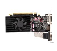 Wisoqu Tarjeta gráfica de escritorio, 4 GB GDDR3 128bit 650/5000 MHz tarjeta de video para juegos con ventilador de refrigeración silencioso, tarjeta gráfica de baja GPU para funda M ITX (GT730 4GB