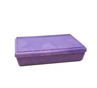 WISSNER® Active Learning - Caja con tapa apilable, color morado