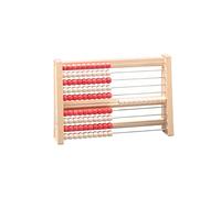 WISSNER® aktiv lernen - 100s Abacus rojo/blanco - RE-Wood®