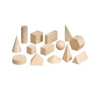 WISSNER- Hexagonal Juego de cuerpos geométricos (14 Piezas), Multicolor Gmbh_039540.000