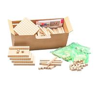 WISSNER Juego de 432 Piezas de Base Big Dienes de RE-Wood en Caja de cartón, Multicolor (WissnerR39579.SK0)