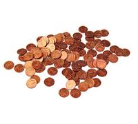 WISSNER® aktiv lernen - EURO jugar al dinero 100 x 1 centavo de monedas