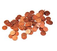 WISSNER Active Learning 100 Monedas de 5 céntimos, en una Bolsa de poliéster, Multicolor, Small (Wissner080613.000)