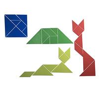 WISSNER® aktiv lernen - Tangram Puzzle magnético (28 partes) - RE-Plastic®