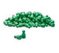 Wissner® Aprende activamente - 100 Figuras de Juego en Verde 24 x 12 mm - RE-Wood®