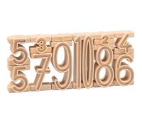 WISSNER® Aprendizaje Activo - Apilar números Set de Inicio (11 Piezas) - RE-Wood®