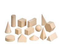 WISSNER- Hexagonal Juego de cuerpos geométricos (14 Piezas), Multicolor Gmbh_039540.000