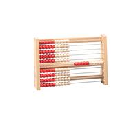 WISSNER Marco de madera con Número - menos de 100 's ROJO / BLANCO