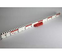 WISSNER- Profi - Regla 100 cm magnética, Color Blanco (160300.M20)