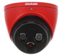 Wisualarm HY-FT431LDP-TD1F4-MB Cámara de red para detección de llamas Eyeball 4 Mpx