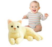 Wisylizv Animal de gato realista,Animal de gato realista - Juguete de la felpa del cojín del 3D, juguete de la felpa lindo Juguete excelente