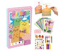 Wisylizv Arte para rascar para niños - Ideas de regalo para cesta de Pascua,Arte para rascar para adultos | para clase educación parental escuela infantil viaje en coche viajes sala de espera