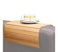 Wisylizv Bandeja De del Sofá - Organizador De Mesa Plegable para Reposabrazos del Sofá | Bandeja Lateral Antideslizante De Madera | Versátil Sala De Estar Dormitorio De Apartamento Rilas