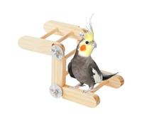 Wisylizv Bird Ladder | Wooden Natural Interactive Adjustable Games | Little Bird Climbing Ladder | For Conure Chicken Playground Outdoor Indoor Patio Inside Hammock Window Balconies Garden