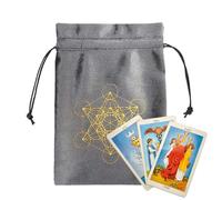 Wisylizv Bolsa de tarot | Bolsas de maquillaje | Bolsa de joyería con cordón para niños, pequeña bolsa de cartas de juego, bolsa de almacenamiento de tarot de terciopelo, Ztd12, Refer to description,