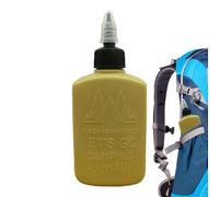 Wisylizv Botella dispensadora de - Leak Proof & Airtight Liquid Seasoning Container | Compact Vinegar & Soy Sauce Bottle for Outdoor Camping, Picnics | Travel Sized Condiment Cruet with Wide