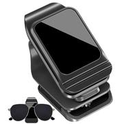 Wisylizv Car Glasses Holder - Vehicle Interior Organizer - Visor Sunglasses Holder Glasses Clamp | For Sedan Truck Caravan SUV RV Commuting Travel Road Trip Men Women Teens