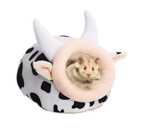 Wisylizv Chinchilla Bed | Cow Sleeping Place | Cotton Golden Bears Sleeping Bed | for Chinchilla Hedgehog Hamster Ferret Small Animal Cage Accessories