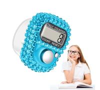 Wisylizv Contador Clicker para dedos - Contador manual, digital LCD para el conteo de dedos, contador electrónico, contador de revoluciones portátil para actividades y actividades