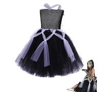 Wisylizv Cosplay Dress - Tutu Dress Sleeveless Black Costume Skin Friendly | Cosplay Costume Breathable TulleDress For Stage Performance 2-12 Years Old Gatherings
