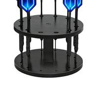 Wisylizv Dart Stand | Acrylic S Lightweight Round Display Stands | Storage Stand for Soft Darts | for Bedroom Living Room Playroom Home Bars Game Rooms