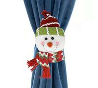 Wisylizv Drapery Tie Backs for Drapes | Christmas Fastening Decor | Drapery Holders, for Home Kitchen Living Room Bathroom Entryway Workplace Apartment