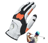 Wisylizv Golf Training Glove - Womens Left Hand Grip Positioner | Silicone Coated Spandex | Corrects Chipping Hook Reduces Slippage Improves Grip Strength