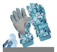 Wisylizv Guantes impermeables para niños, manopla térmica para niño, manopla para clima frío infantil | Para invierno, correr, ciclismo, actividades al aire libre, senderismo, deportes, viajes