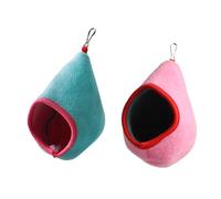 Wisylizv Hängende Hamster Hängematte Nest - Golden Fancy Hamster Hammock Polyester | Aufhängbares Bett & Kletterhöhle Für Mäuse | Käfigzubehör Deko Rückzugsort Spielspaß
